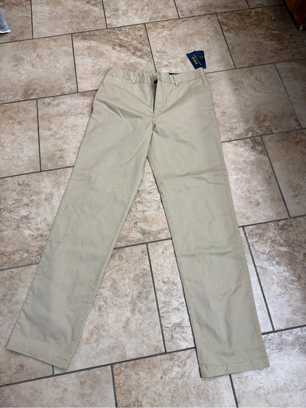 Ralph Lauren Men's Tan Cotton Chinos